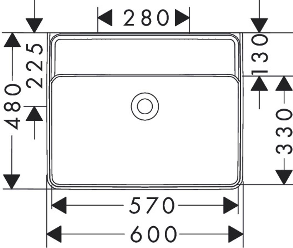 https://raleo.de:443/files/img/11eeea3e9db0ddb092906bba4399b90c/size_l/Hansgrohe-Xanuia-Q-Waschtisch-600-480-ohne-Hahnloch-und-Ueberlauf-Weiss-60242450 gallery number 1